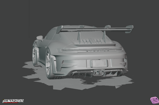 Porsche 911 GT3 RS (992) 3D Scan (2022+)