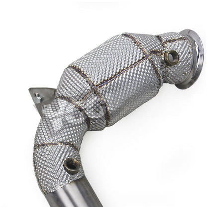 Catted Race Stainless 300 Cell Downpipe for Mercedes Benz AMG GT63 GT63S 4.0T