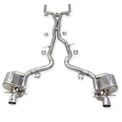 T304 Stainless Steel Catback Exhaust System for Mercedes Benz AMG GT63 GT63S X290 4.0T