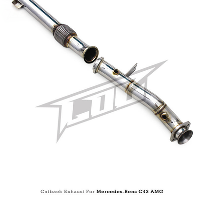 Stainless Steel Catback Exhaust System for Mercedes Benz AMG C43 3.0T