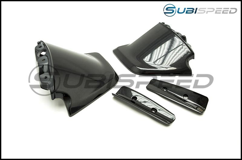 OLM STI Style Paint Matched Spoiler - Dark Gray Metallic Asphalt - 2015-2021 Subaru WRX / STI