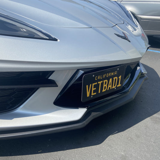Corvette 20-26 License Plate Holder