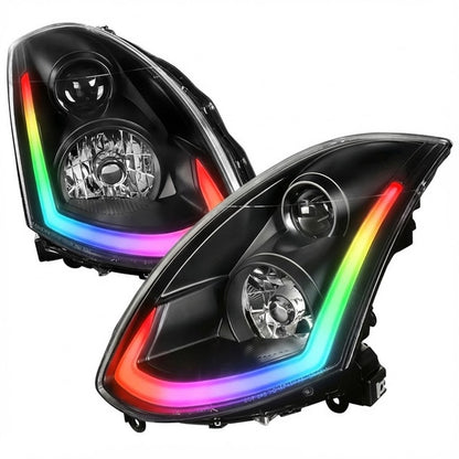 NTXGLOW RGB headlights (2003 - 2007 Infiniti G35 coupe)
