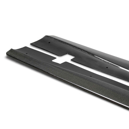 2020-2023 Dodge Charger Widebody Hellcat Carbon Fiber Side Rocker Panel Splitters (Pair)