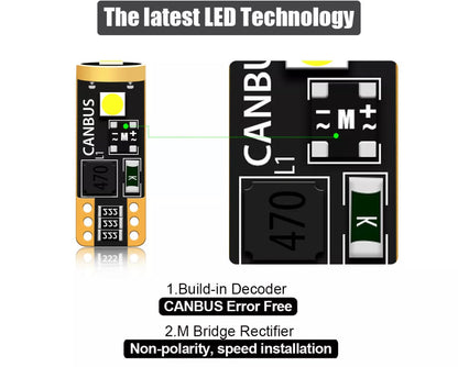 T10 LED White License Plate Lights