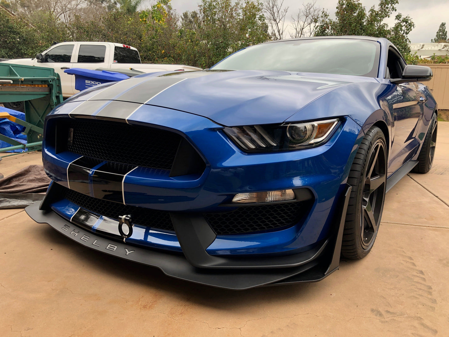 Mustang 15-23 'GT500 Style' Splitter Winglet & Fender Extensions