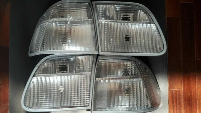 1999-2000 HONDA CIVIC CLEAR TAIL LIGHT LENSES