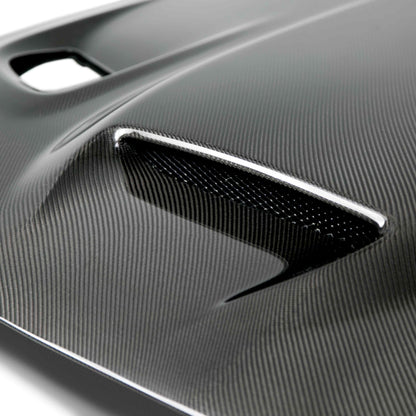 2015-2024 Dodge Challenger Hellcat Style Carbon Fiber Hood