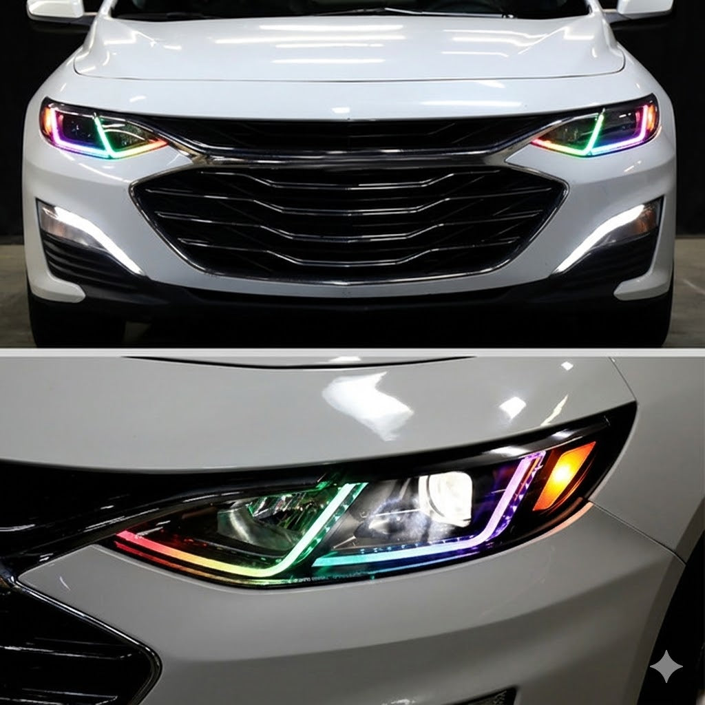 NTXGLOW RGB headlights (2019 - 2024 Chevy Malibu)