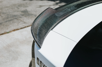 2015-2024 Dodge Charger Hellcat Ducklid Style Carbon Fiber Rear Spoiler