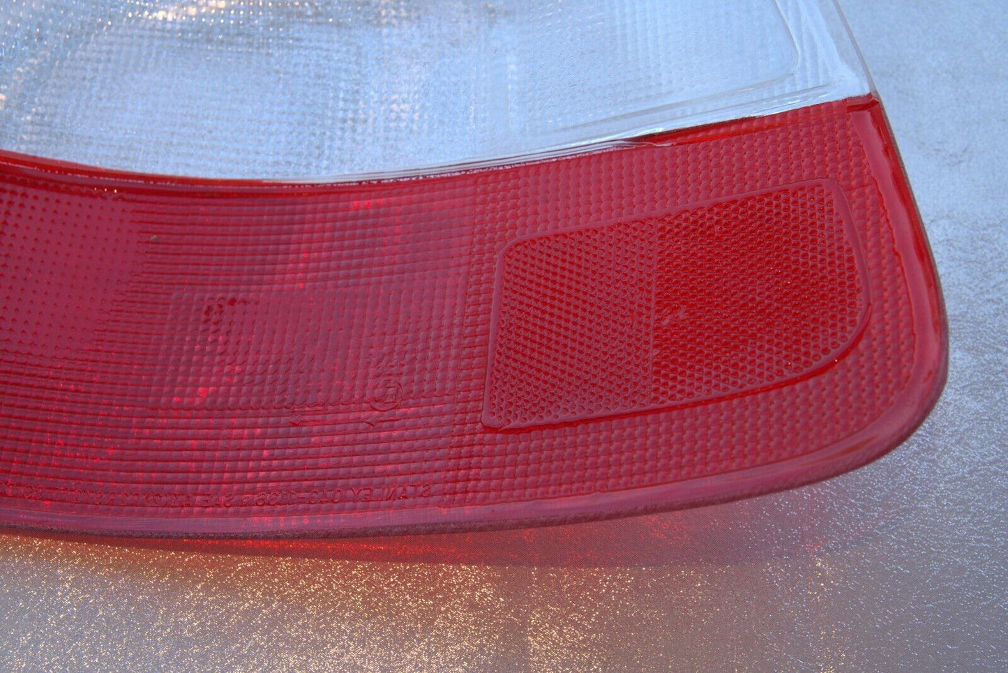 1993-1997 HONDA DEL SOL RED/CLEAR TAIL LIGHT LENSES