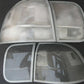 1996-1998 HONDA CIVIC SEDAN CLEAR TAIL LIGHT LENSES