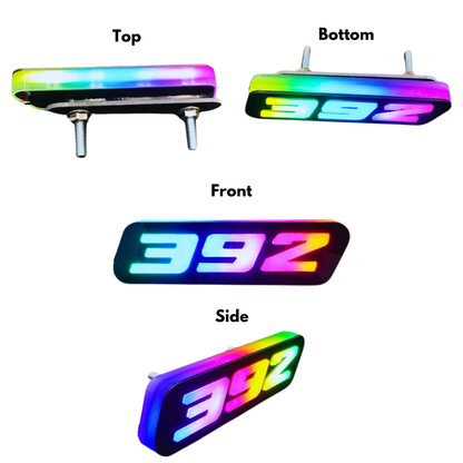 392 LED Badge (Multicolor Flow)
