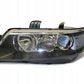 2004 - 2008 Acura TSX black housing CLEAR reflector headlights