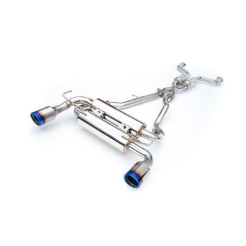 Invidia Gemini Cat Back Exhaust Single Layer Titanium Tips Infiniti G37 AWD & RWD Coupe 2008-2013 | HS07IG7GIT