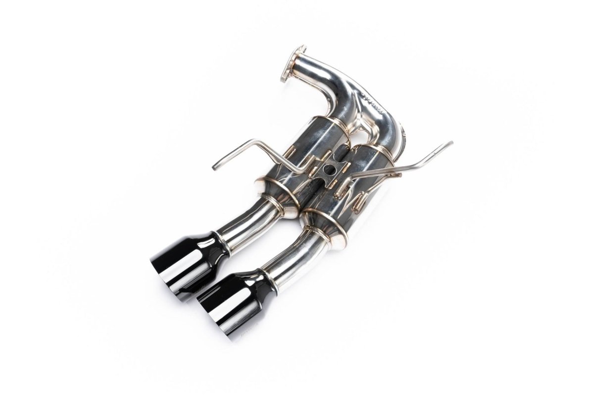 Invidia [22-25 WRX] R400 Gemini Single Layer Quad Black Tip Cat-Back Exhaust | HS22WRXGM4SB