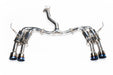 Invidia [22-25 WRX] R400 Gemini Single Layer Quad Titanium Tip Cat-Back Exhaust | HS22WRXGM4ST