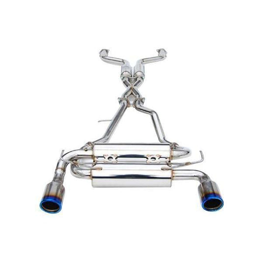 Invidia Gemini Rolled Titanium Tips Cat Back Infiniti G37 AWD & RWD Coupe 2008-2013 | HS07IG7GID