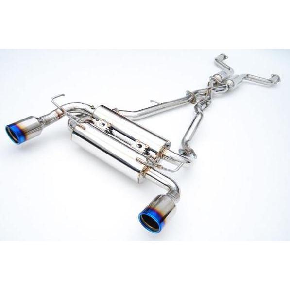 Invidia Gemini Rolled Titanium Tips Cat Back Nissan 350z 2003-2009 | HS02N3ZGID