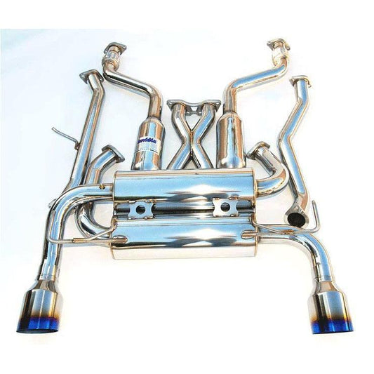 Invidia Gemini Single Ti-Tips Cat Back Exhaust Infiniti FX35 / FX37 2009-2013 | HS09IFXGIT