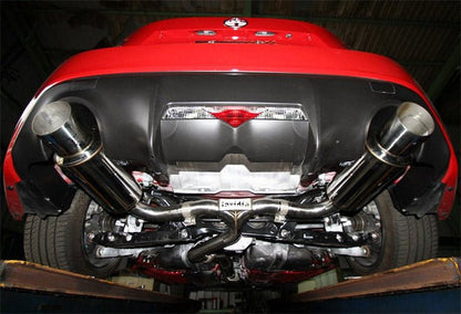 Invidia [13-24 BRZ / 13-16 FRS/ 17-21 GT86 / 21-24 GR86] N1 Cat back Exhaust Burnt Titanium Tips | HS12SSTGTT