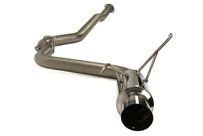 Invidia 15-21 WRX/STI N1 Cat Back Exhaust w/ Bead Blasted Piping Titanium Tip | HS15SW4BGR1GT