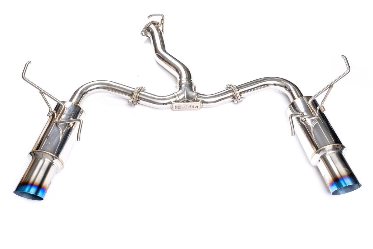 Invidia [22-25 WRX] N1 Twin Outlet Single Layer Tip Cat-Back Exhaust | HS22WRXGTT