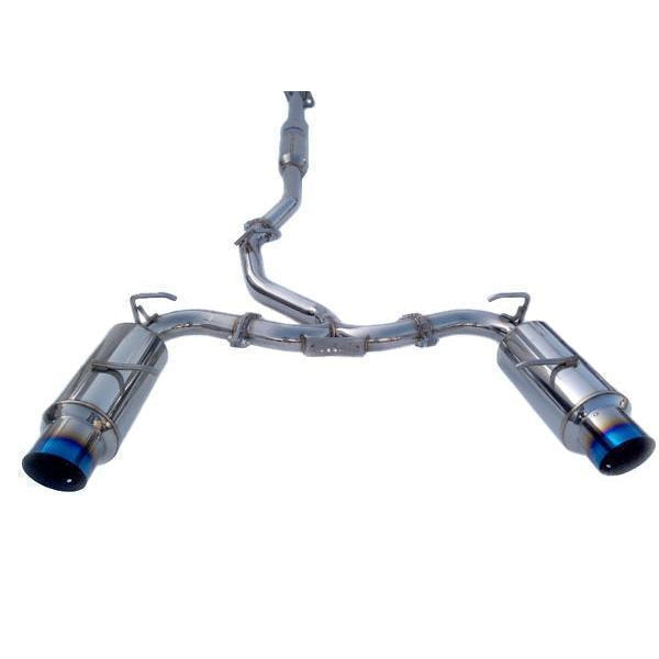 Invidia [13-24 BRZ / 13-16 FRS/ 17-21 GT86 / 21-24 GR86] N1 Cat back Exhaust Burnt Titanium Tips | HS12SSTGTT