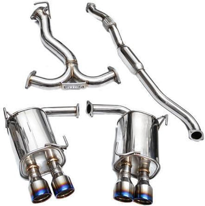 Invidia 15-21 WRX/STI Q300 Cat Back Exhaust w/ Double Wall Titanium Tips | HS15STIG3T