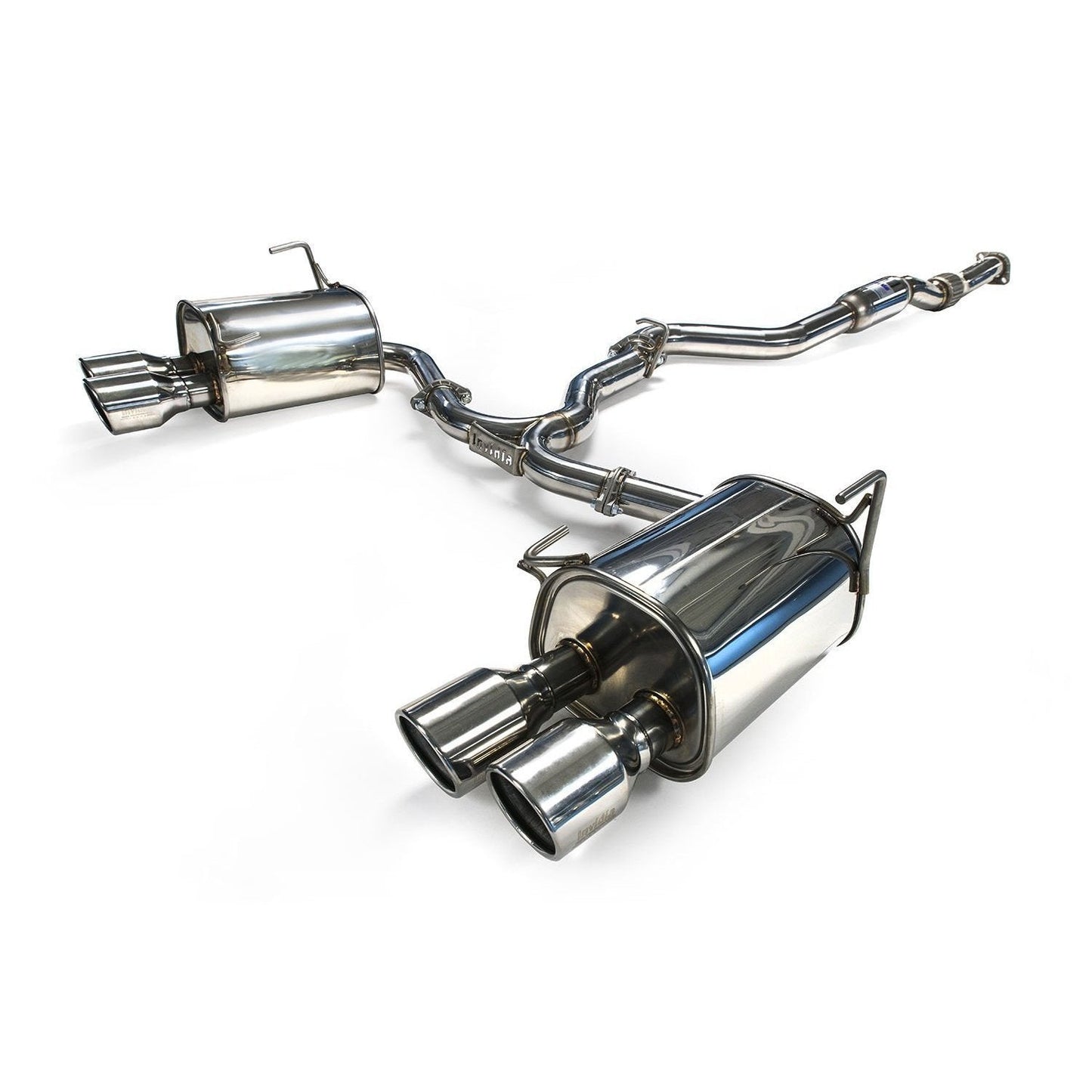 Invidia 15-21 WRX/STI Q300 Cat Back Exhaust w/ Single Wall Stainless Steel Tips | HS15STIG2S