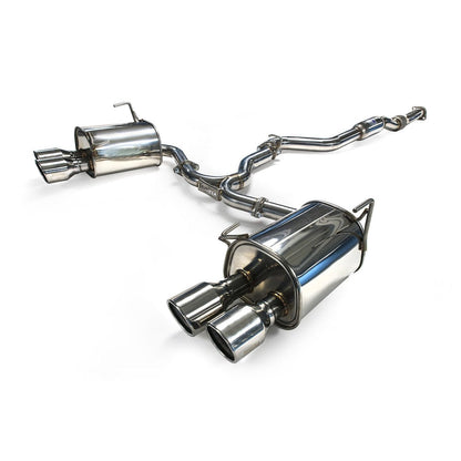 Invidia 15-21 WRX/STI Q300 Cat Back Exhaust w/ Single Wall Stainless Steel Tips | HS15STIG2S