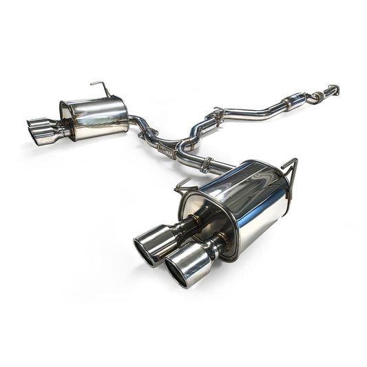 Invidia 15-21 WRX/STI Q300 Cat Back Exhaust w/ Single Wall Stainless Steel Tips | HS15STIG2S