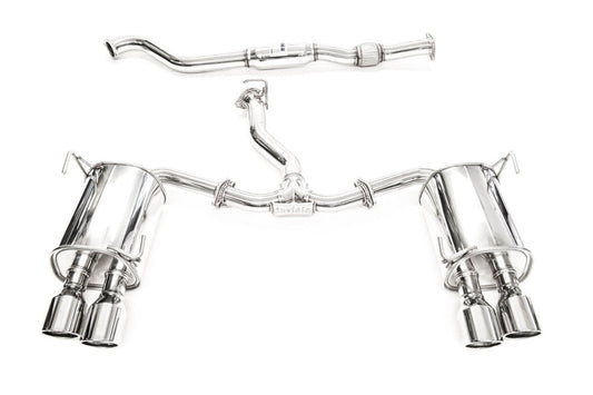 Invidia [22-25 WRX] Q300 Rolled Stainless Steel Tip Cat-Back Exhaust | HS22WRXG3S