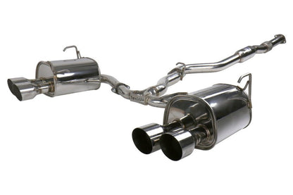 Invidia [22-25 WRX] Q300 Single Layer Stainless Steel Quad Tip Cat-Back Exhaust | HS22WRXG2S