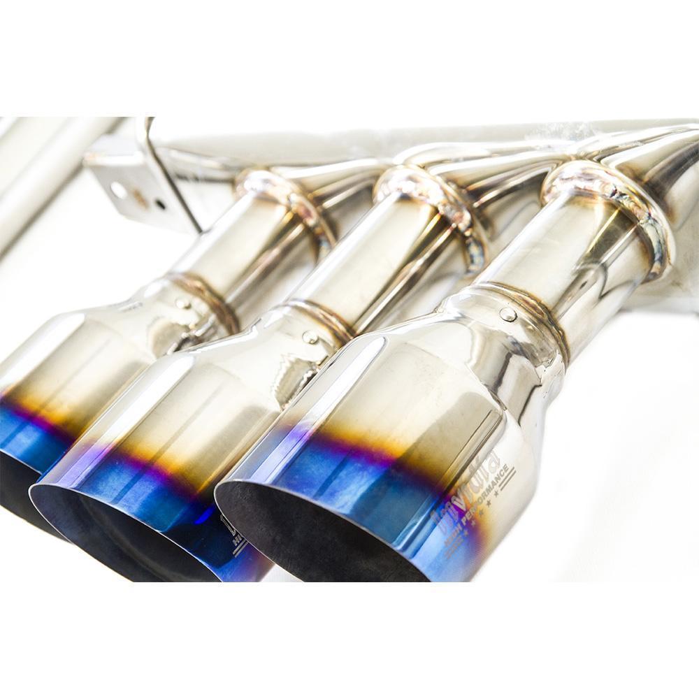 Invidia Q300 Triple Titanium Tip Cat Back Exhaust Honda Civic Type-R 2017-2019 | HS17CTRFQ33ST