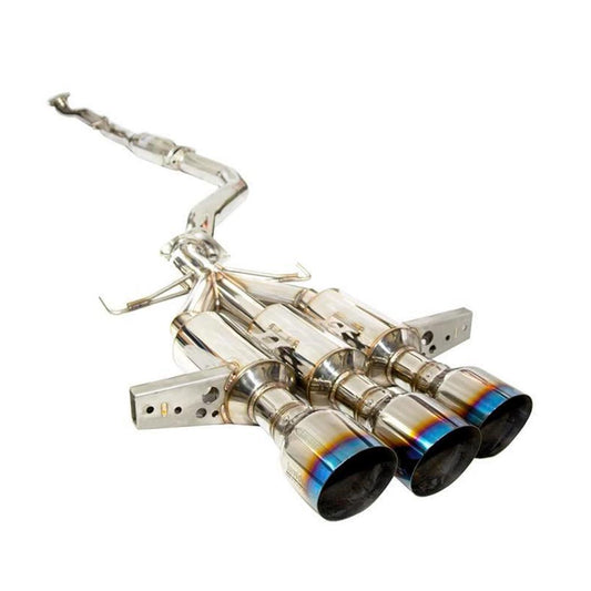 Invidia R400 Cat Back Exhaust w/Titanium Burnt Tips Honda Civic Type R 2017+ | HS17CTRFGM3ST