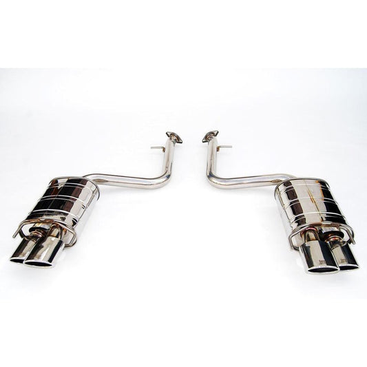Invidia SS Quad Rolled Tip Axle Back Exhaust Lexus RC350/200T 2015+ | HS14LRCDR4OS