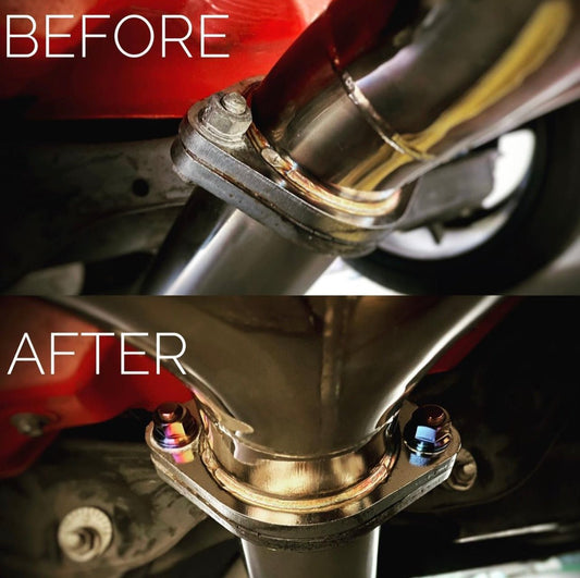 JDC Titanium 3" Exhaust Gasket & Bolt Set