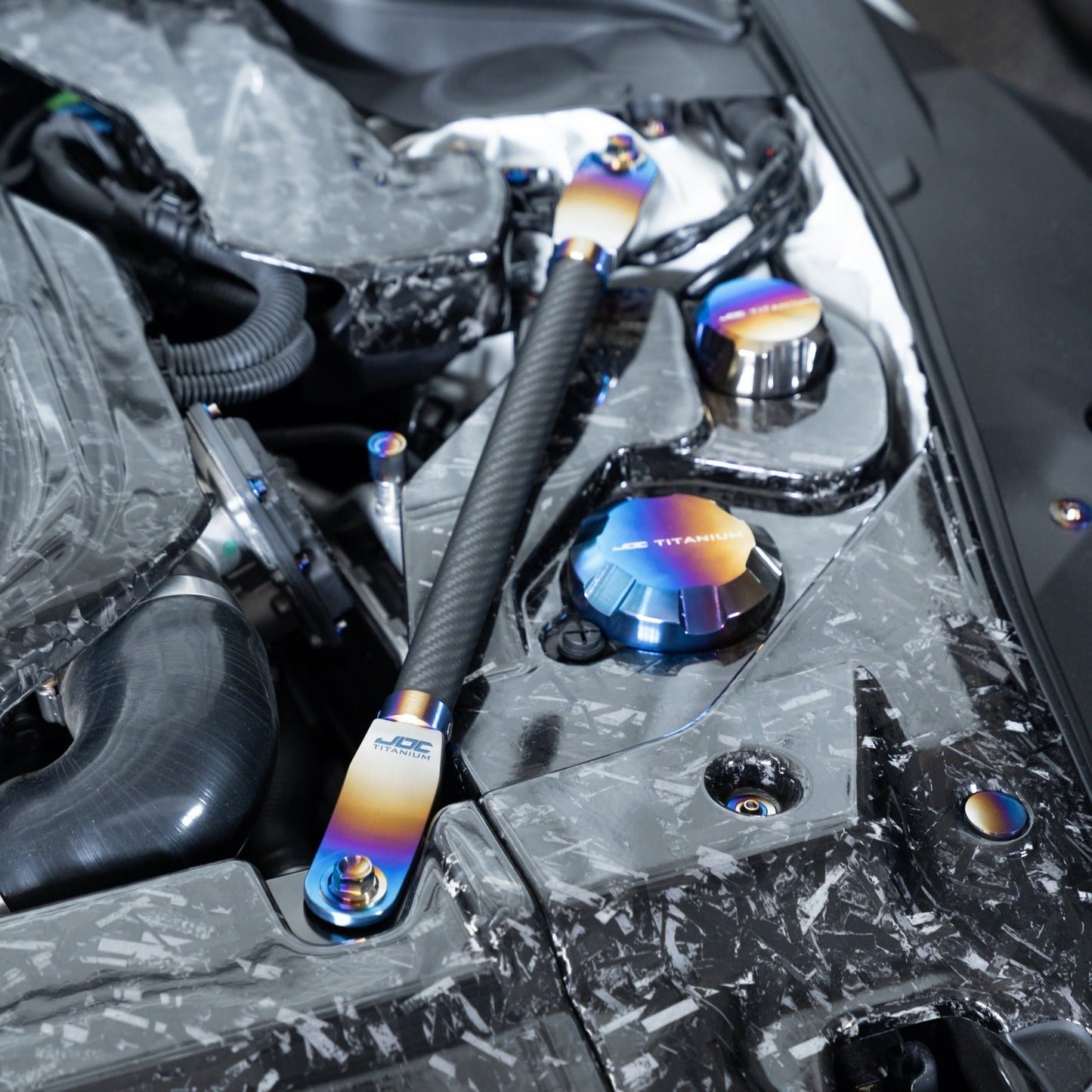 JDC Titanium A/C Cap Replacement Set (A90/A91 Supra)