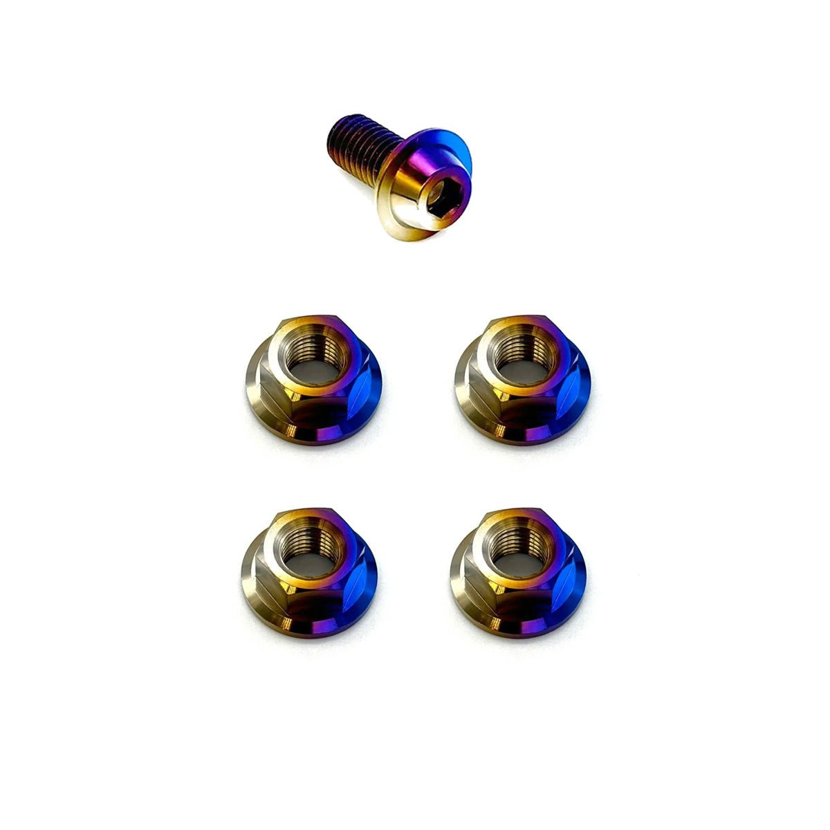 JDC Titanium Battery Ground / Battery Tie Down Hardware (2022-2026 Honda Civic Si)