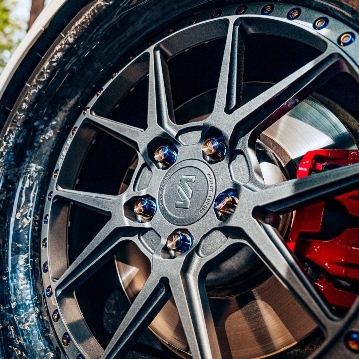 JDC Titanium Custom 3-Piece Wheel Hardware M8 & M7 (Universal)