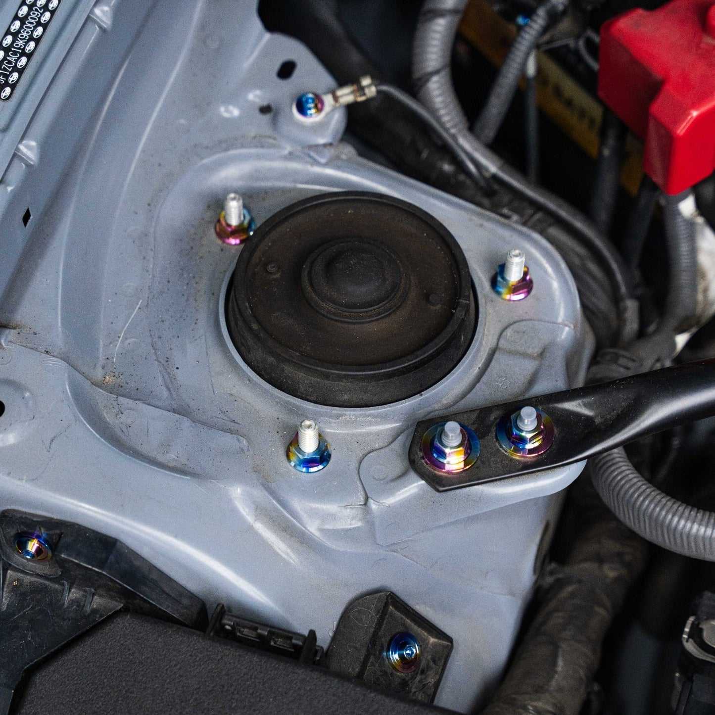 JDC Titanium Engine Bay Dress-Up Hardware Kit (13-21 FRS/BRZ/86)