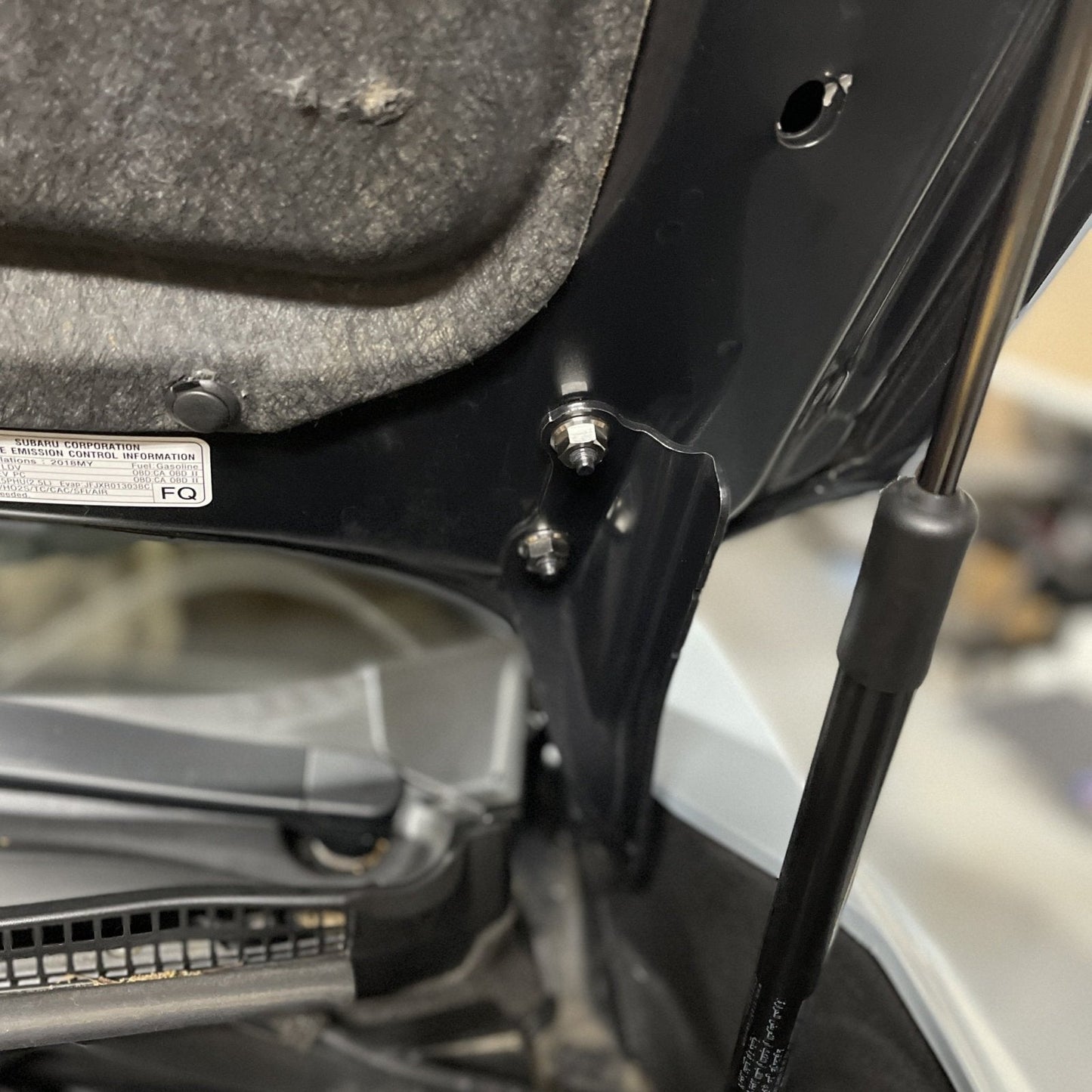 JDC Titanium Engine Bay Dress-Up Hardware Kit (15-21 Subaru STi)