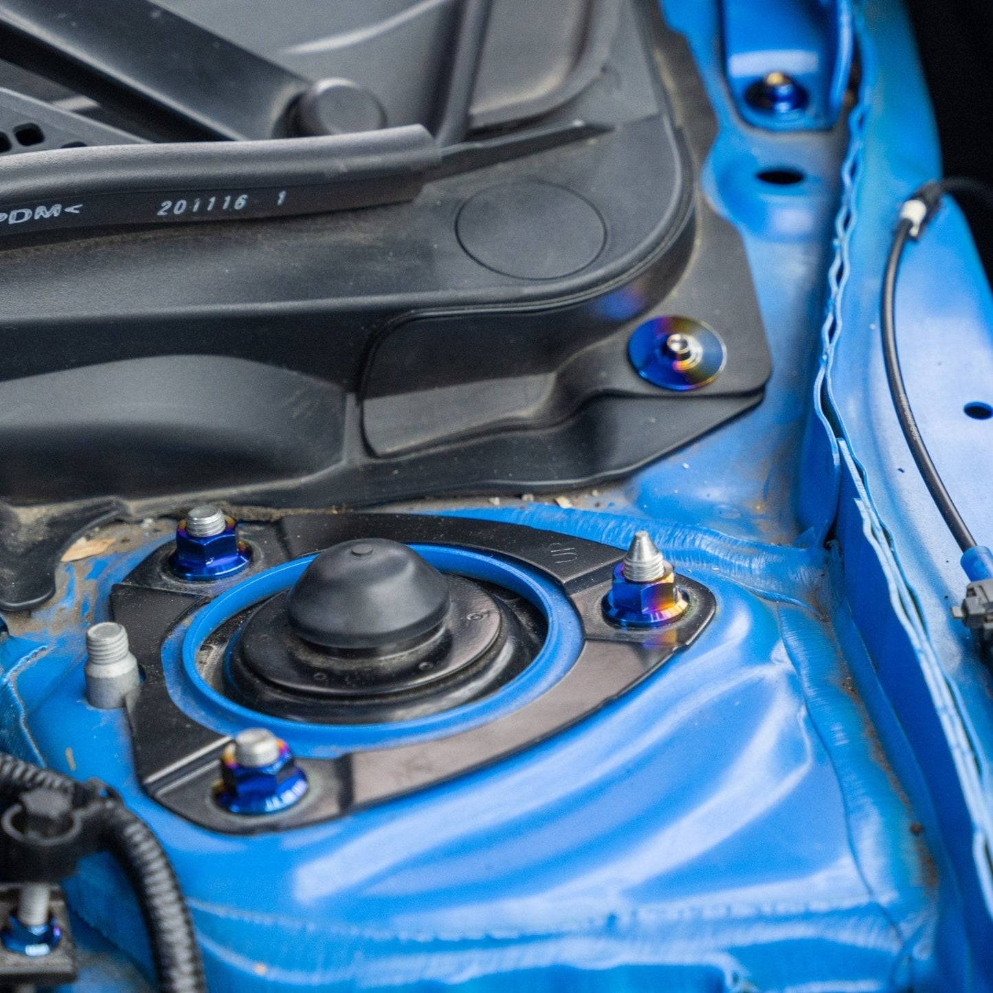 JDC Titanium Engine Bay Dress-Up Hardware Kit (Honda FK8 Type R)