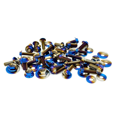 JDC Titanium Engine Bay Dress-Up Hardware Kit (Honda FK8 Type R)