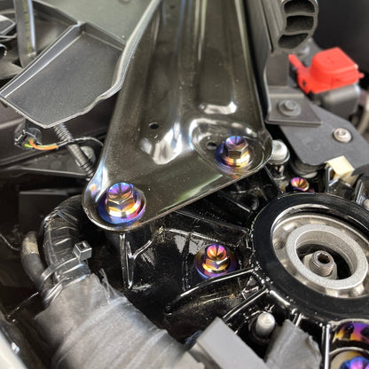 JDC Titanium Engine Bay Dress-Up Hardware Kit (A90/A91 Supra)