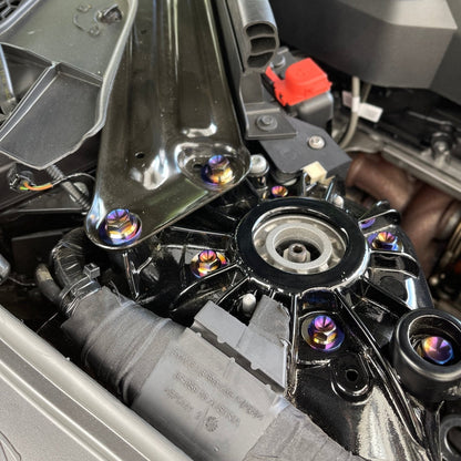JDC Titanium Engine Bay Dress-Up Hardware Kit (A90/A91 Supra)