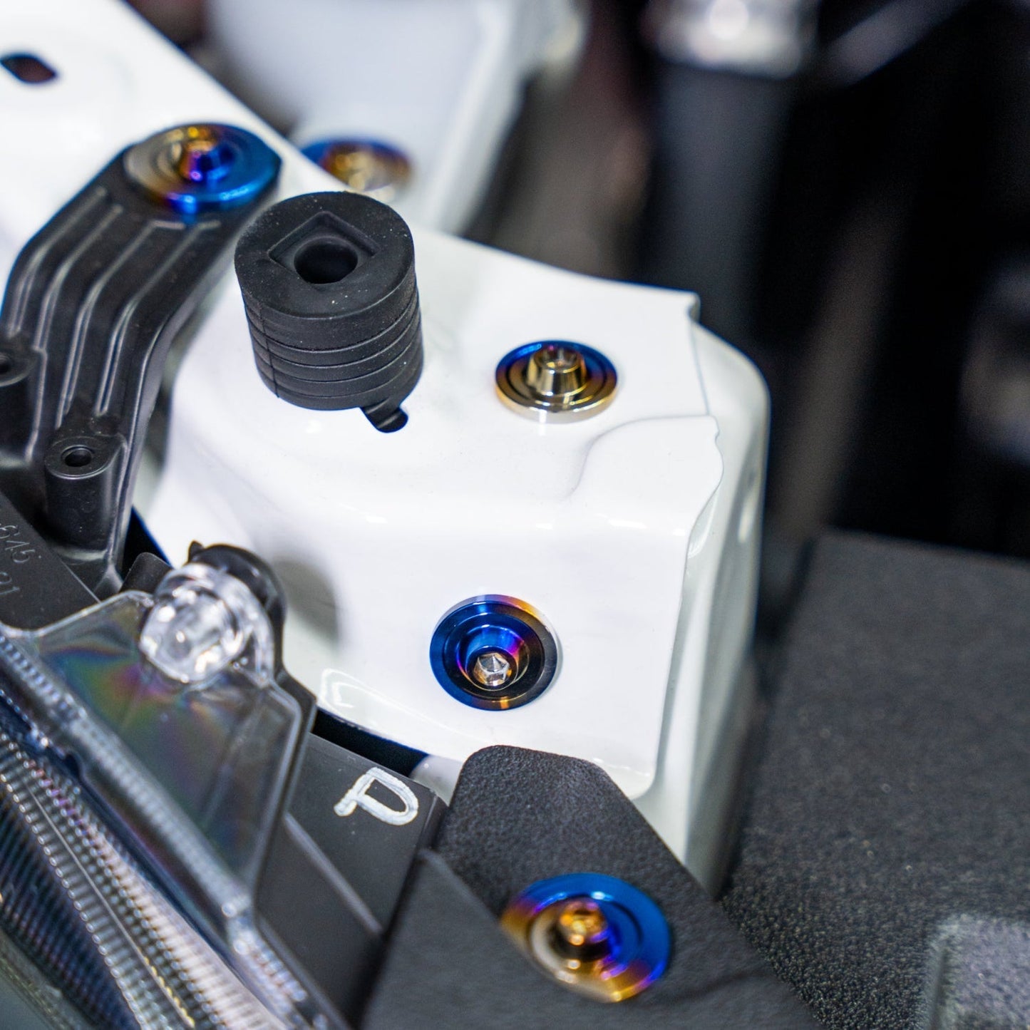 JDC Titanium Engine Bay Dress-Up Hardware Kit (23+ GR Corolla)