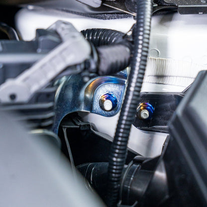 JDC Titanium Engine Bay Dress-Up Hardware Kit (23+ GR Corolla)