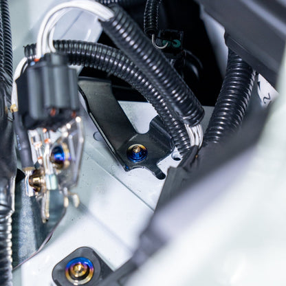 JDC Titanium Engine Bay Dress-Up Hardware Kit (23+ GR Corolla)